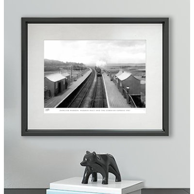 Dawlish Warren, Warren Halt And The Cornish Express 1907 - Single Picture Frame Print