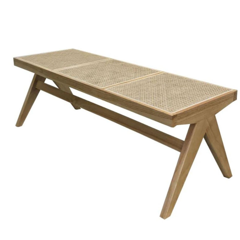 Karenina Cane Bench, Natural