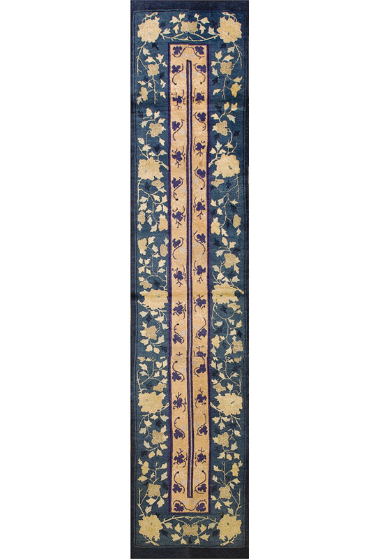 Hand Knotted Wool Floral Area Rug
