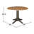 Sturges Extendable Round Unfinished Solid Wood Dining Table-87227710