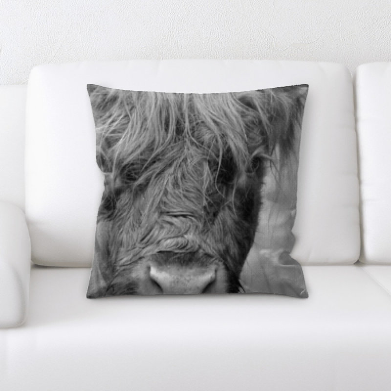 Microsuede Reversible Throw Pillow