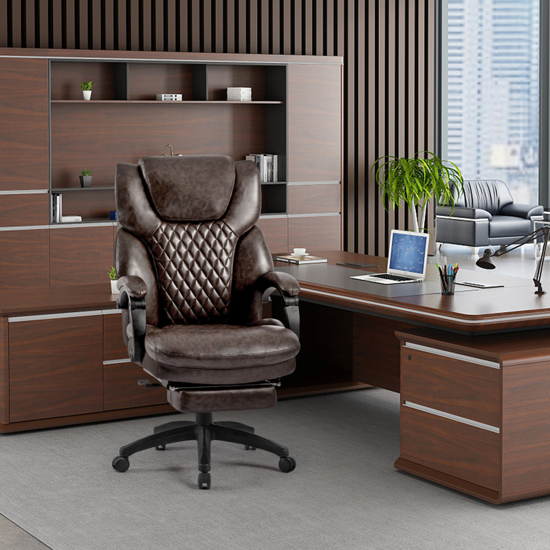 Fauteuil de direction Goce, Brun