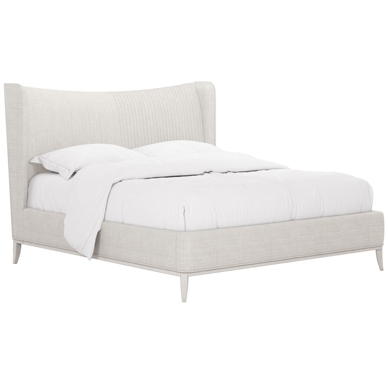 Mezzanine Upholstered Wingback Bed