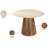 Liona Danise 42" Marble And Wood Dining Table-614501235