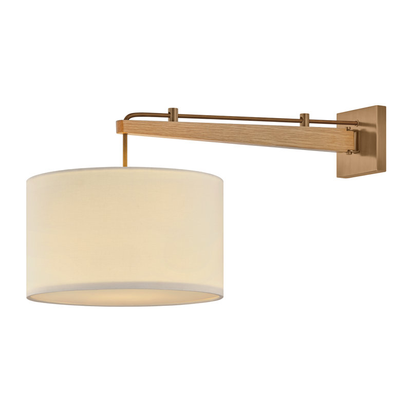 Troy Lighting Mailo 12 inch wide 1 Light Wall Sconce in Patina Brass