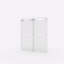 Porte de douche à ouverture coulissante double sans cadre l 56 à 60 po x H 70 po - Verre trempé transparent épais de 5/16 po (8 mm), facile à nettoyer-122071536