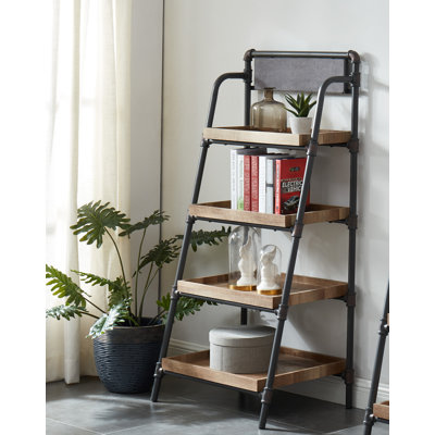 Eliora Steel Ladder Bookcase