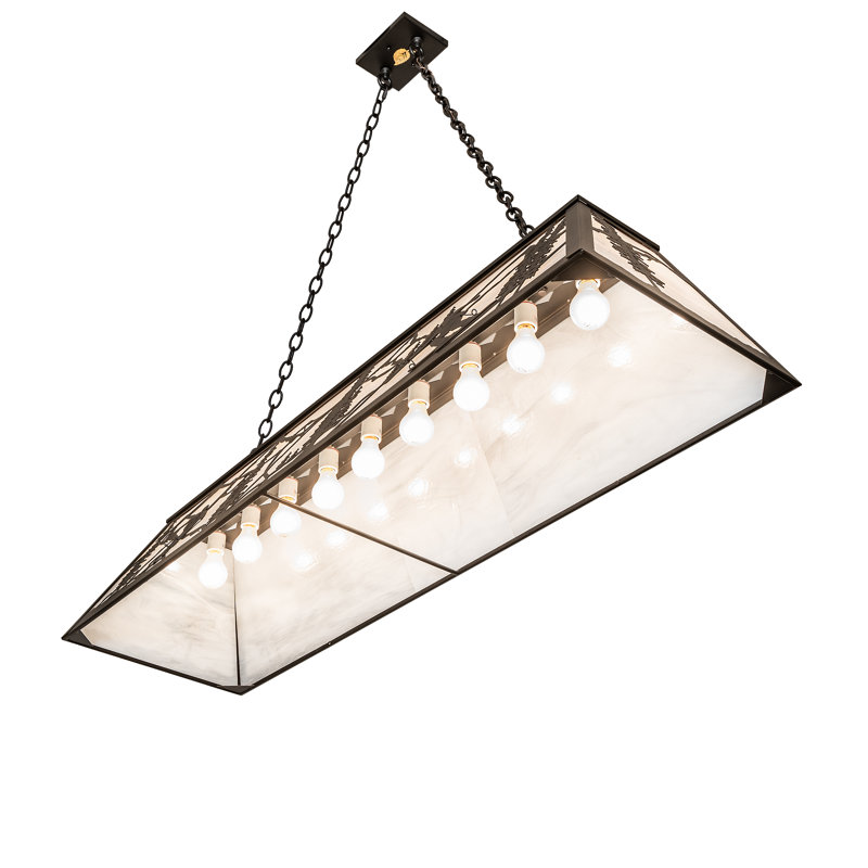 60" Long Alpine Oblong Pendant