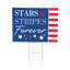 Enseigne de cour Forever 'American Classic Stars & Stripes, 24 po x 18 po