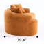 Canapé incurvé en chenille Boneless-958518160