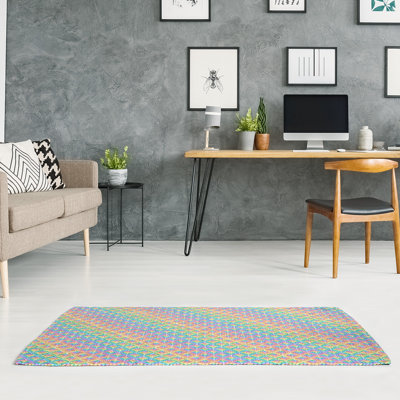 Chenille Striped Indoor Rug