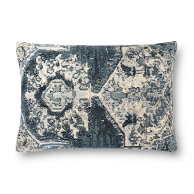 Housse de coussin lombaire damassé intérieur/extérieur Aliceville