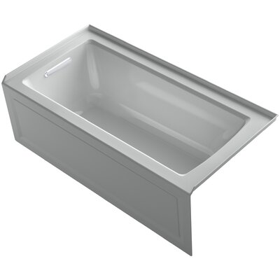Archer® Alcove Bath with Bask Heated Surface, Integral Apron, Tile Flange -  Kohler, K-1946-LAW-95