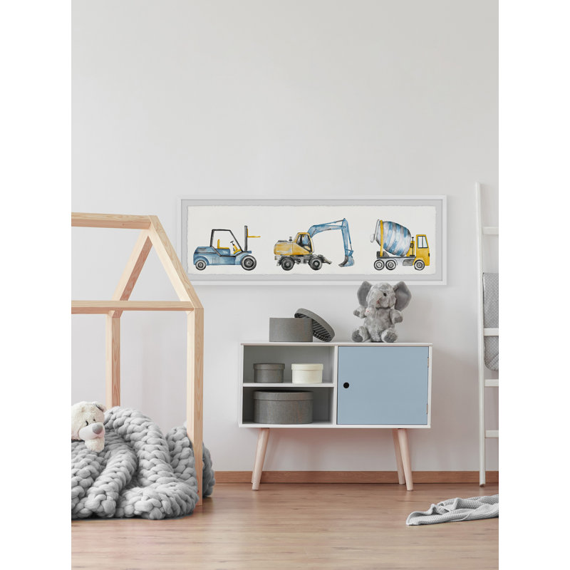 «Ready For Action», reproduction encadrée, H 15 po x l 45 po x P 1,5 po