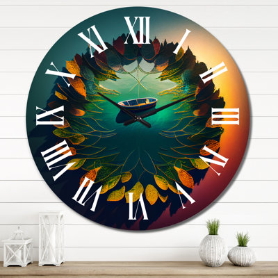 Horloge murale Arial View