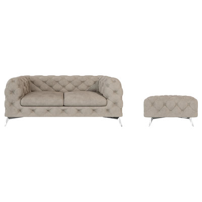 Bixby 3 - Piece Velvet Living Room Set