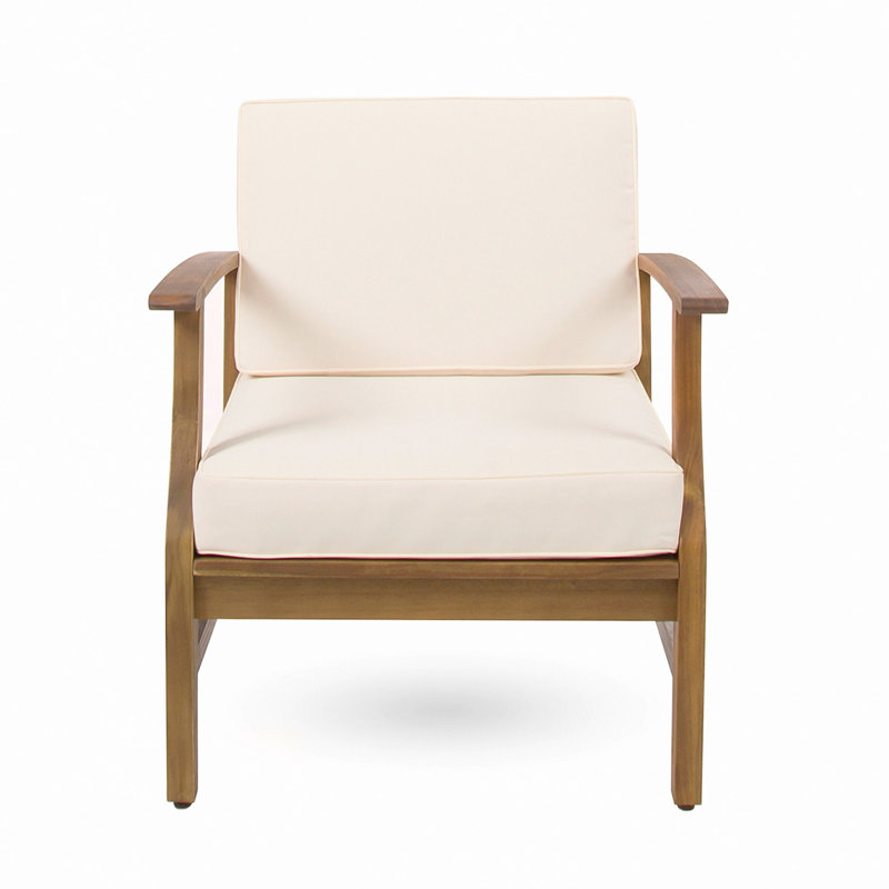 Ensemble de 2 chaises club, crème, Crème