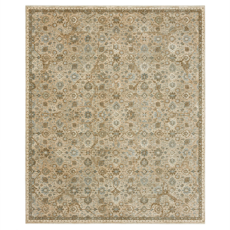Divina Damask Indoor Rug, Rectangle 5' x 7'10"