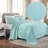 Neo Aldin 100% Cotton All Season Woven Jaquard Matelasse Paisley Bedspread with Shams-862010136-862010139