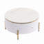 Table basse ronde avec 2 grands tiroirs de rangement (31,5 po)-121069687-121069689