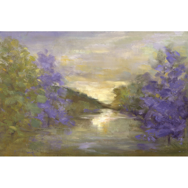 Tranquil Waters by Sheila Finch - Wrapped Canvas Painting, 30cm H x 46cm W