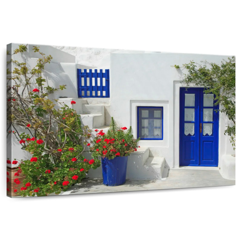 Lilie Greek Cyclades House, 30" H x 45" W