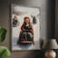 Christmas Holiday Art -Series 2-CCLII Framed Print - Solid Wood-1825811478