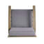 Chaise de patio avec coussins Claytor-778230265-778230264