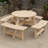 Arlynda 8 - Person Patio Dining Set with Round Table-1188258601