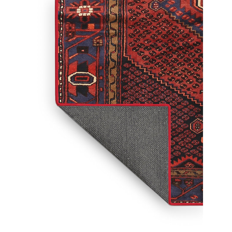 Tapis orange Southwestern, Rectangle 3 pi x 5 pi
