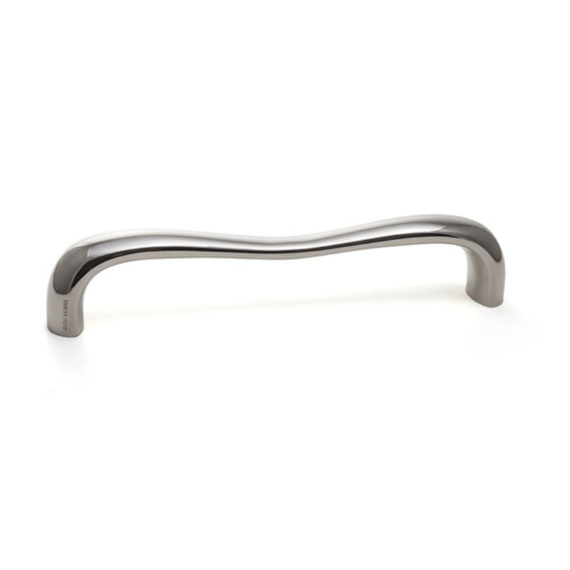 Botero 9 3/4" Center to Center Appliance Pull, Polished Nickel