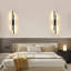 2-Light 48Cm Black 3000K Flush Mounted Sconce