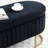 Velvet Upholstered Flip Top Storage Bench-1719763351