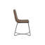 Anaysia 47cm H Upholstered Side Chair in Brown