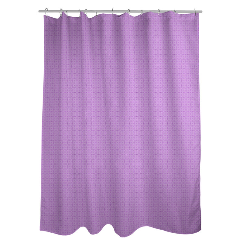Rideau de douche simple Katelyn Elizabeth, Violet clair