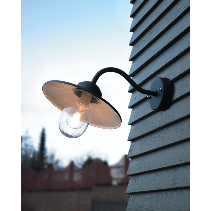 Outdoor Barn Light, Black