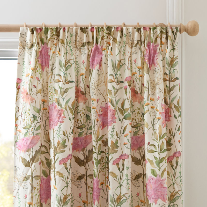 Delamere 100% Cotton Room Darkening Curtain Panel Pair, 72cm Width x 117cm Drop