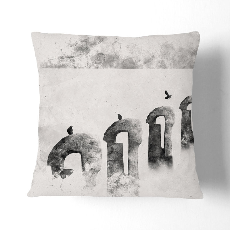 Square Throw Cushion, 55cm H x 55cm W x 20cm D