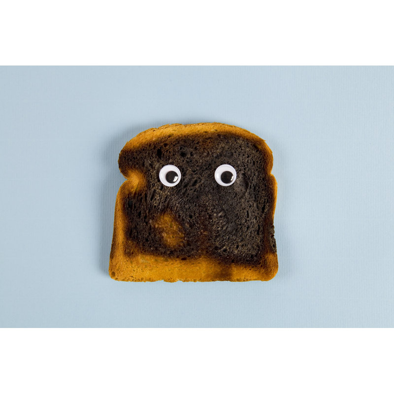 Burned Bread - Photographie sur toile tendue, H 8 po x l 12 po