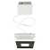 4 in. Square Canless Adjustable CCT LED Recessed Light with Night Light Feature & Black Trim Option