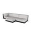 Canapé modulaire d'extérieur avec coussins 118,5 po Pixel-102743461-102743452