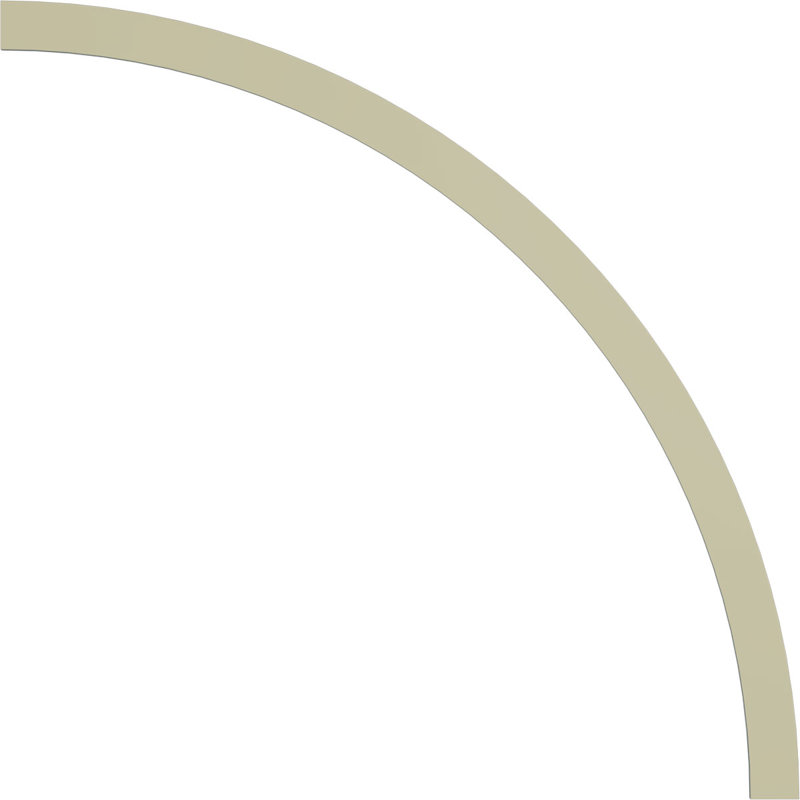 Ensemble d'anneaux de plafond Seville Bead & Barrel, Simple (1/4 d'un cercle complet)