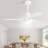 Nicola 3-Blade Dimmable Modern Ceiling Fan-89080373