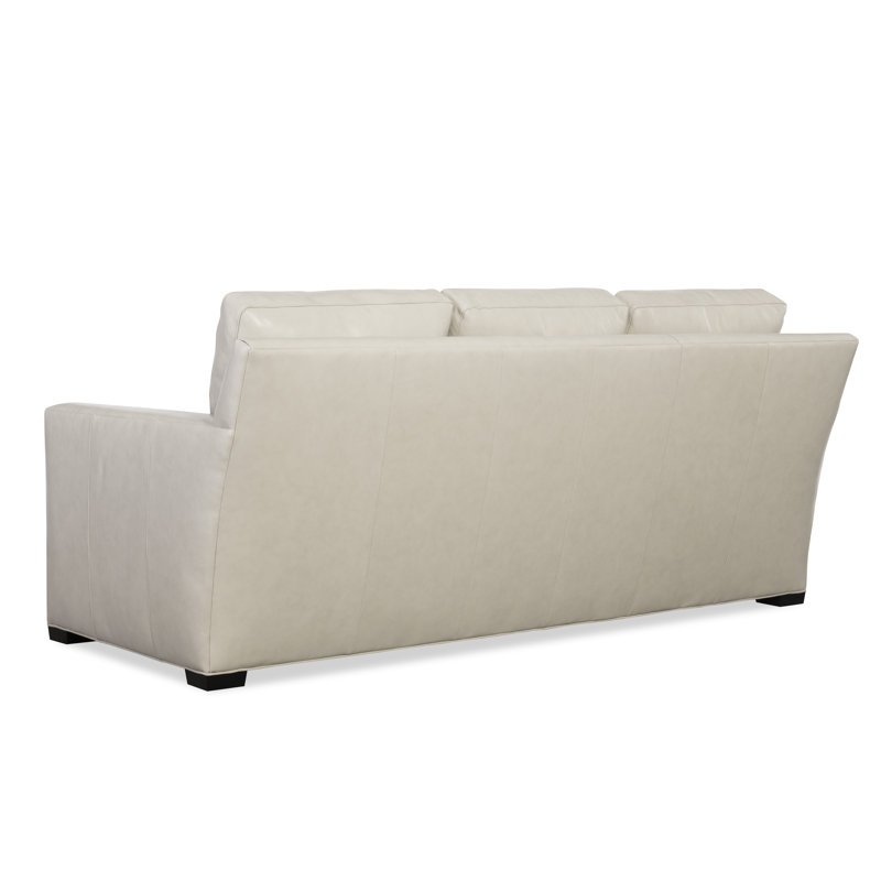 Lawson 88" Leather Sofa, 35.5" H x 88" W x 40" D, Fergus Bisque