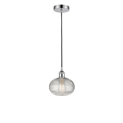 Luminaire suspendu à 1 lumière Edison Jerard-616-G555