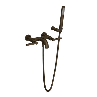 Lombardia Exposed Wall Mount Tub Filler