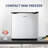 BANGSON 1.1Cu.ft Single Door Compact Mini Freezer-110780971