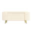 Banc de rangement avec repose-pieds Beige Modern-689494113
