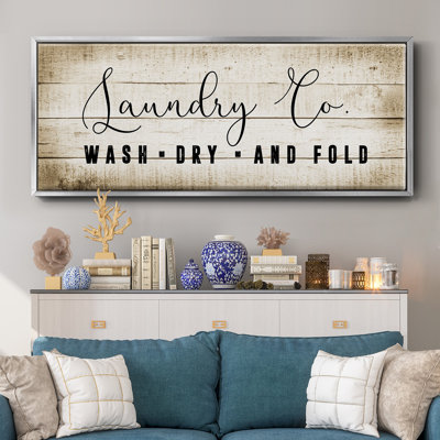 Laundry Co.- Toile encadrée
