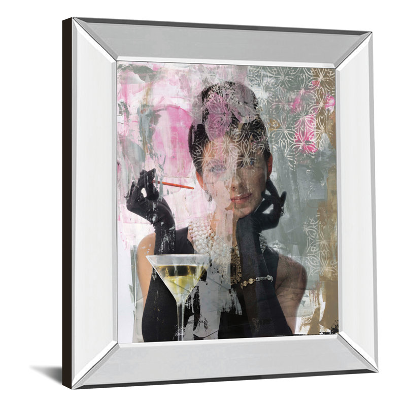 Art mural Lady of Class - 34 po x 40 po - Cadre en miroir